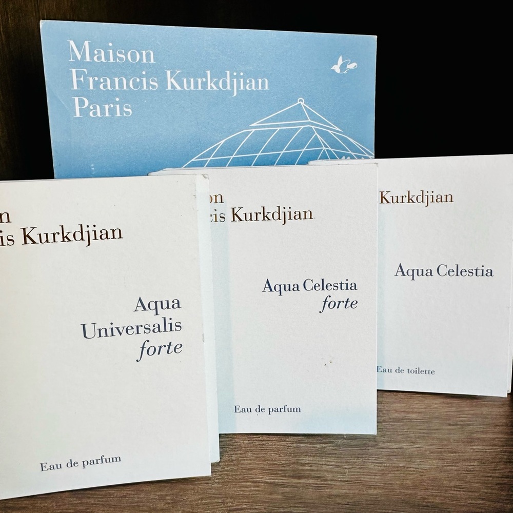 Maison Francis Kurkdjian bundle: Aqua Universalies. Celestia & Celestia Forte